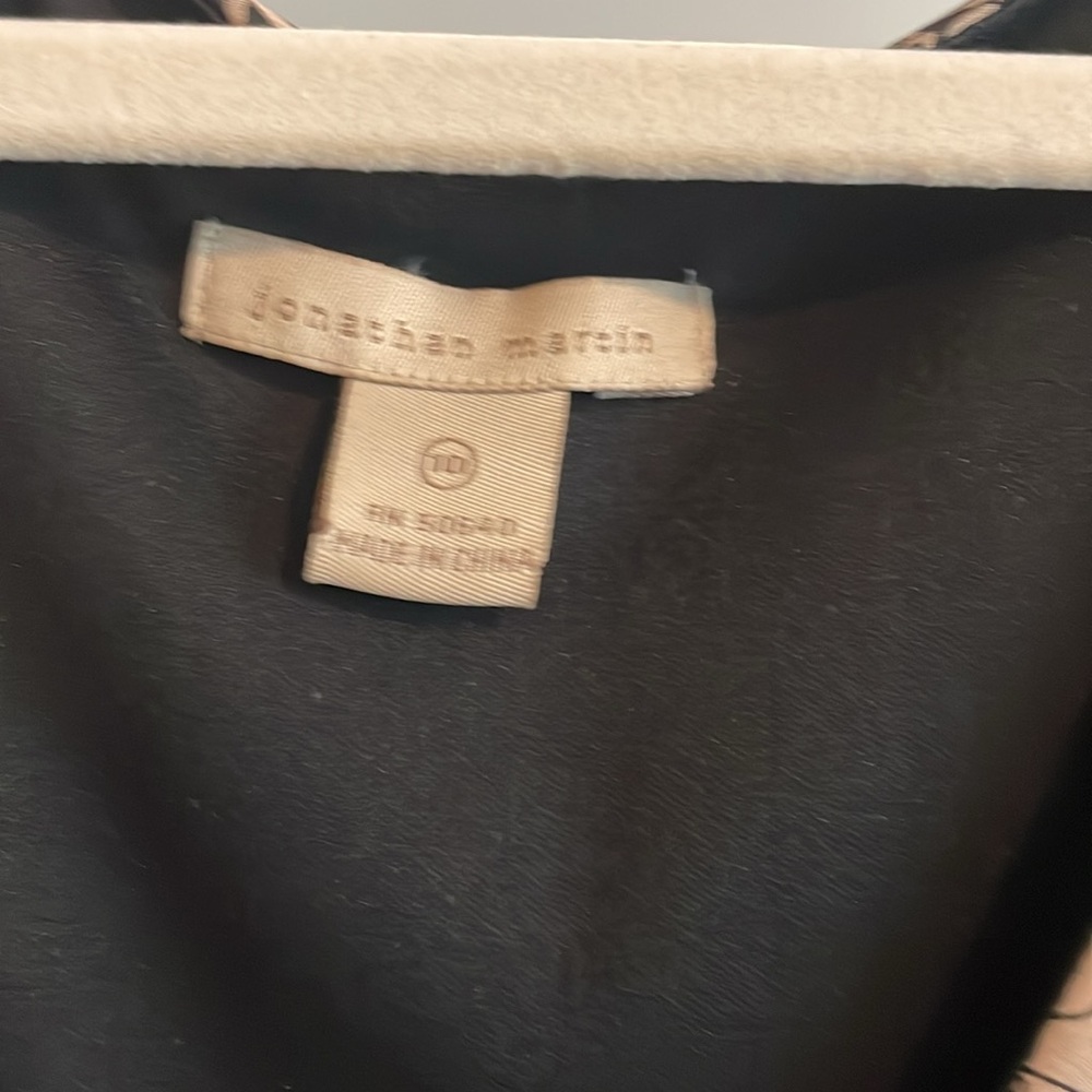 Vintage Jonathan Martin Multi Patterned Dress Wit… - image 3